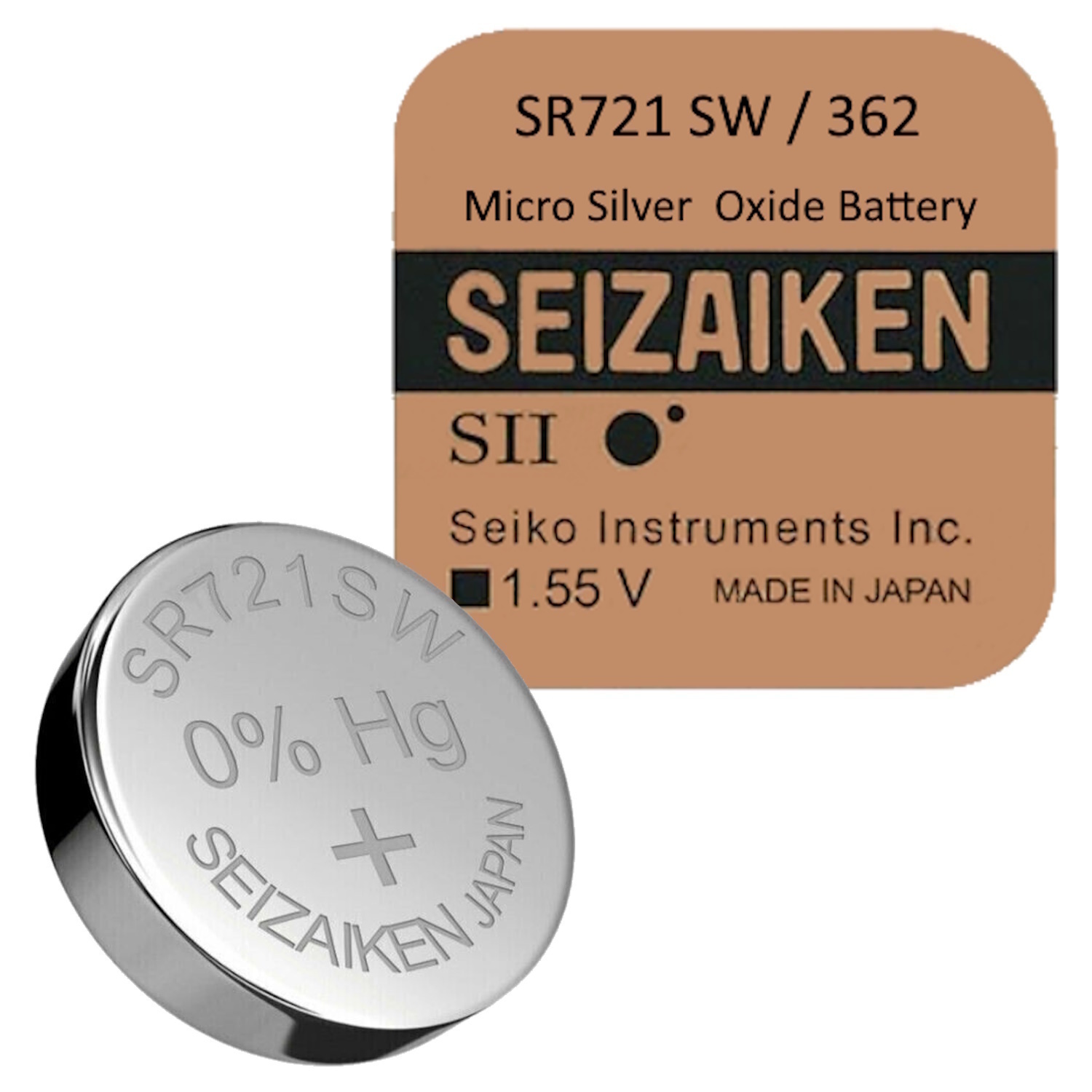 باتری با کیفیت ژاپنی SR721 SW 362