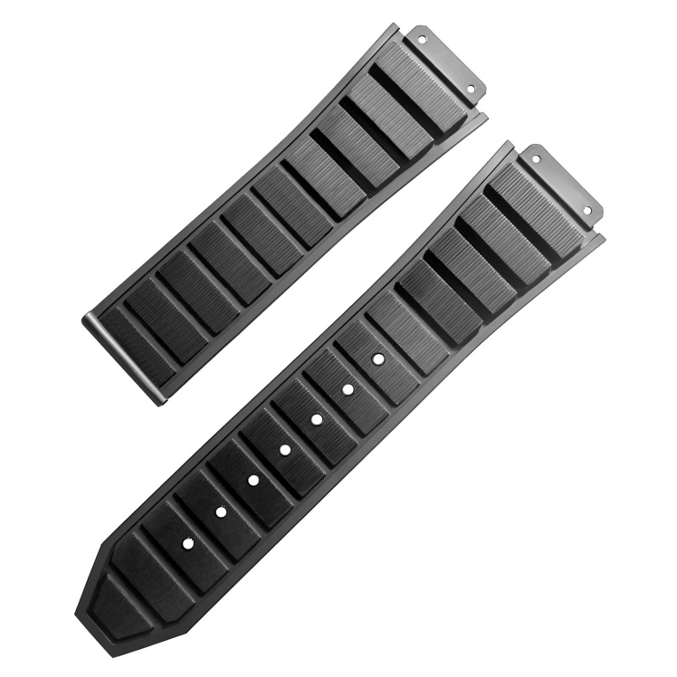 بند ساعت هابلوت رابر مشکی Strap Hublot King Power 19-22