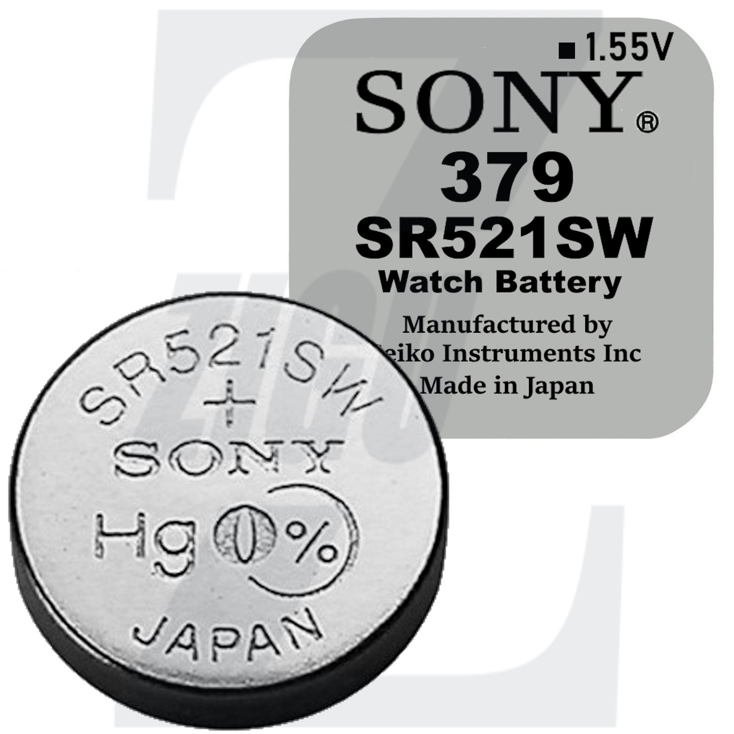  باتری ساعتی SONY SR521SW 379 