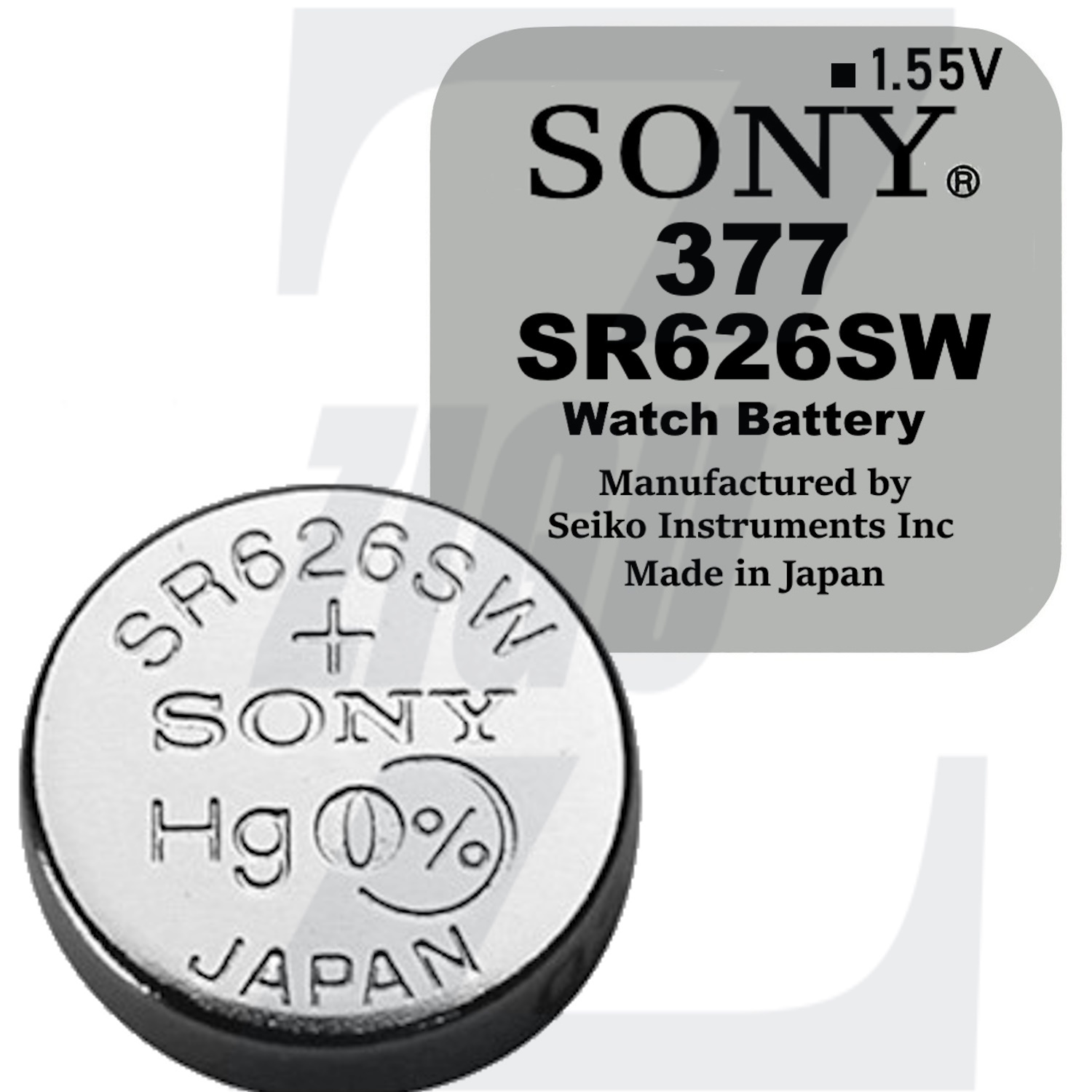  باتری ساعتی SONY SR626SW 377 