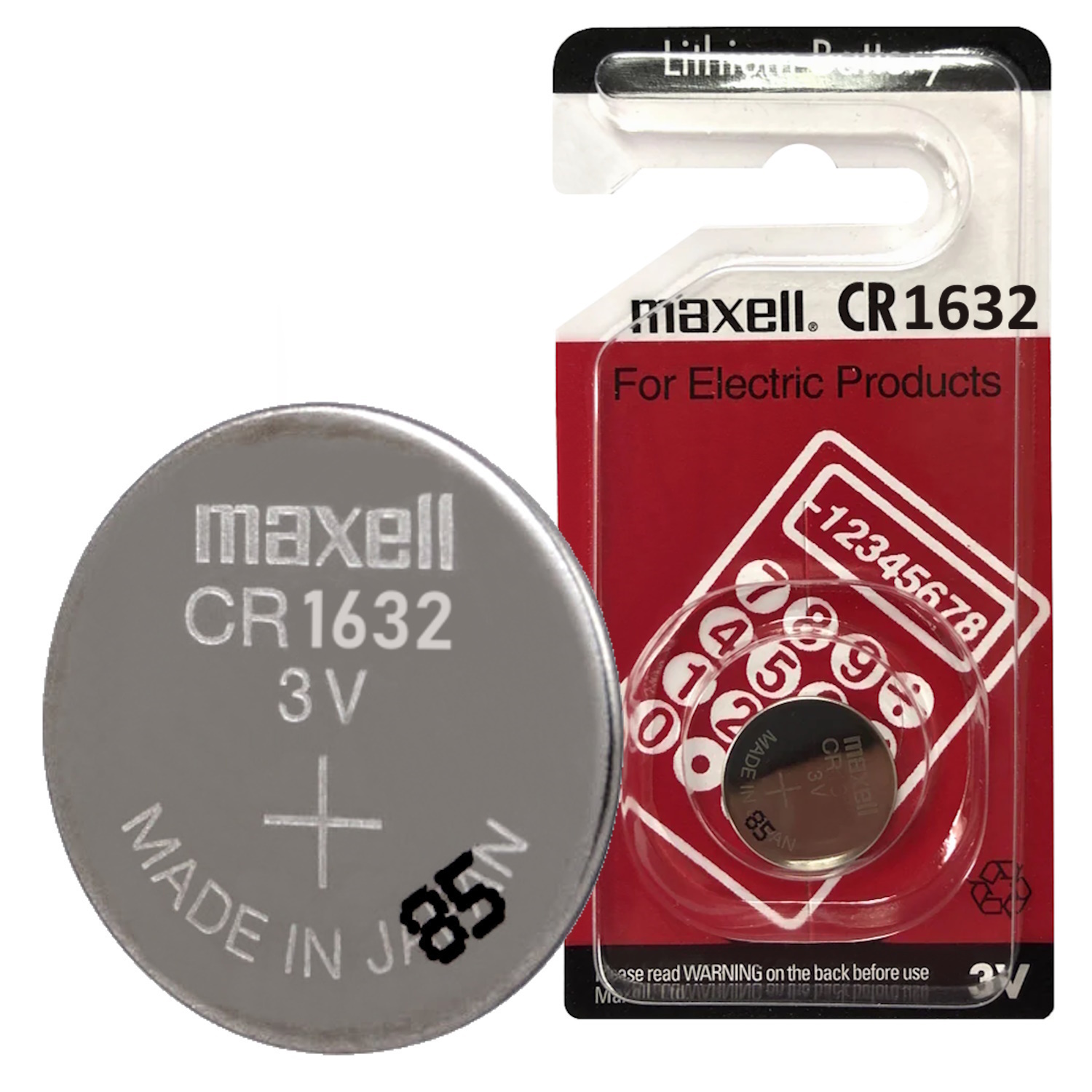  باتری سکه ای مکسل CR1632 