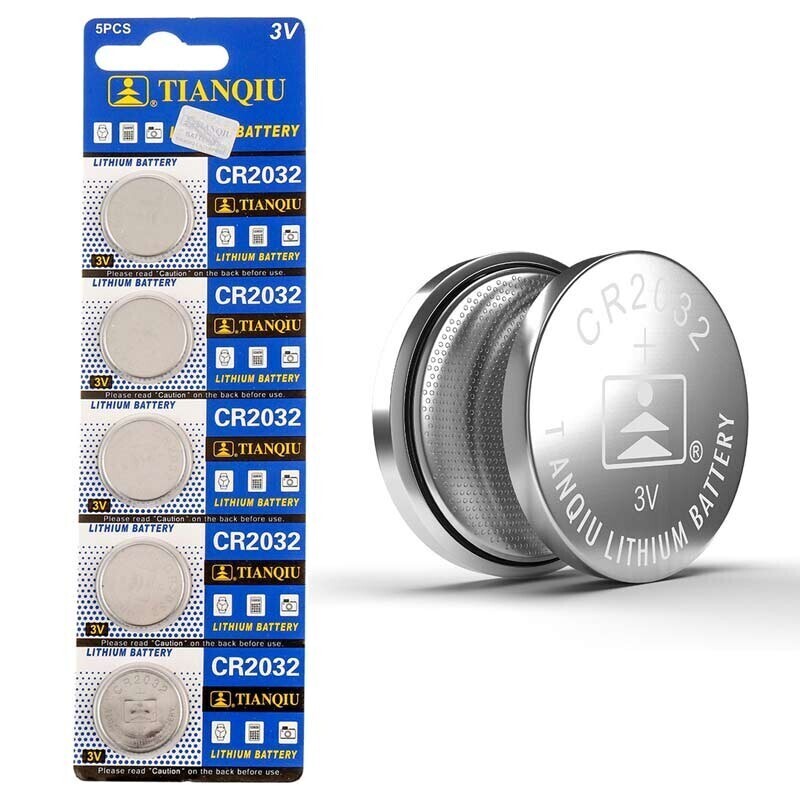 باتری سکه ای تیانکیو مدل CR2032 بسته 5 عددی