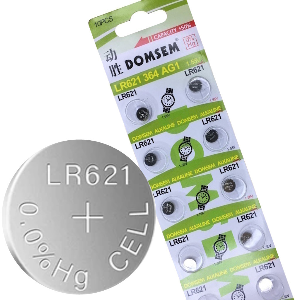 باتری ساعت DOMSEM AG1 LR621 بسته ده عددی
