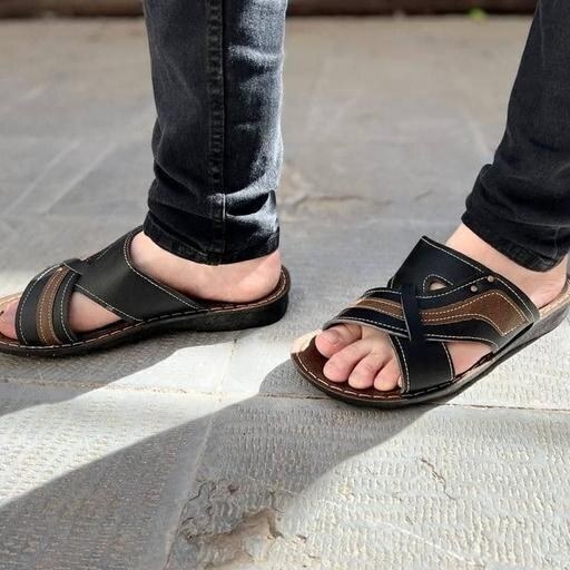  دمپایی مردانه چرمی 